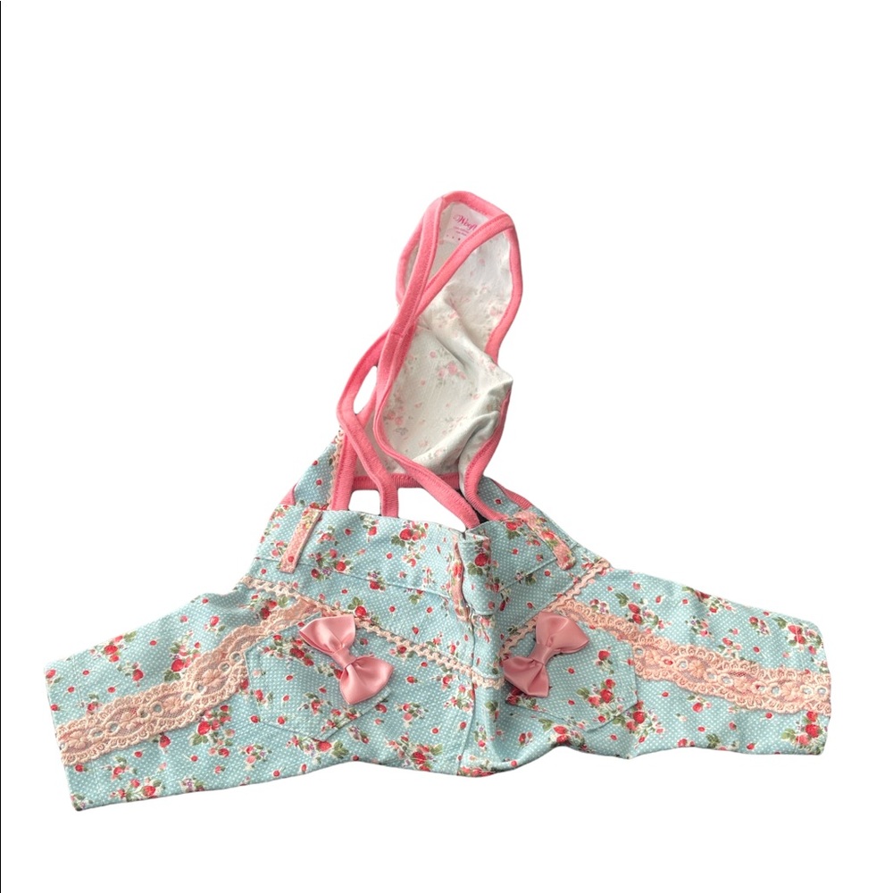 Wooflink Blue and Pink Floral Pants